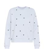 SAINT TROPEZ Sweatshirt 'Dagna'  navy / hvid