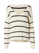 ABOUT YOU Pullover 'Frauke'  beige / sort