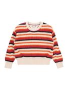 TOMMY HILFIGER Pullover 'ESSENTIAL'  mørkeorange / melon / sort / naturhvid