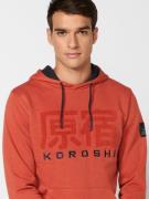 KOROSHI Sweatshirt  rød / orangerød / sort