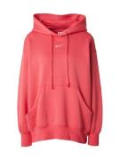 Nike Sportswear Sweatshirt 'PHOENIX FLEECE'  pink / hvid