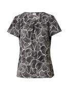 s.Oliver BLACK LABEL Bluse  grå / antracit / hvid