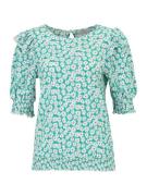 Wallis Petite Bluse  jade / pink / hvid