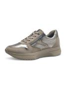 MARCO TOZZI Sneaker low  guld / taupe / sølv