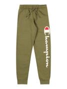 Champion Authentic Athletic Apparel Bukser  oliven / rød / hvid