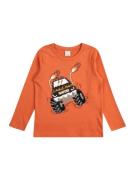 Lindex Shirts 'Monster Truck'  grå / orange / sort / hvid