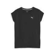 PUMA Funktionsbluse  sort / hvid