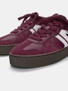 Pull&Bear Sneaker low  grenadine / hvid