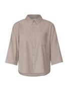 STREET ONE Bluse  mørkebeige