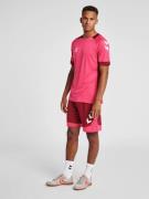 Hummel Sportsbukser 'Lead Poly'  pink / vinrød / hvid