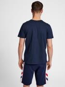 Hummel Funktionsbluse 'Dayton'  navy / rød / hvid