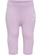 Hummel Leggings  lilla / hvid