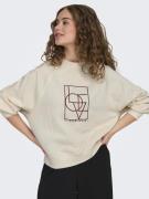 JDY Sweatshirt  creme / bordeaux