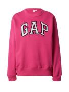 GAP Sweatshirt 'HERITAGE'  pink / sort / hvid