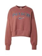 Nike Sportswear Sweatshirt 'PHNX FLC'  marin / burgunder / hvid