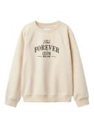 NAME IT Sweatshirt 'NKFTOMAK'  sand / sort