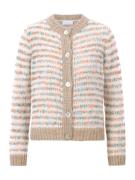 Rich & Royal Cardigan  beige / aqua / koral / sølv