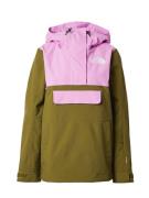 THE NORTH FACE Sportsjakke 'DRIFTVIEW'  oliven / lyserød / hvid