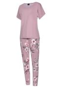 VIVANCE Pyjamas  antracit / mint / gammelrosa / hvid