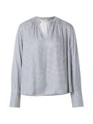 TOMMY HILFIGER Bluse  safir / opal / hvid