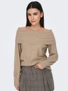 ONLY Pullover 'ONLJeanett'  mørkebeige