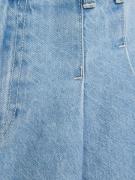 Bershka Jeans med lægfolder  blue denim