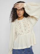 VILA Bluse  beige