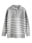 Next Pullover  grå / hvid