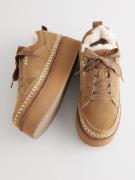 Next Sneaker low  camel / hvid