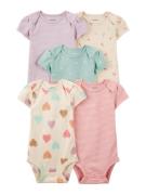 Carter's Sparkedragt/Body  beige / turkis / lilla / pink