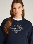 TOMMY HILFIGER Sweatshirt  marin / rød / hvid