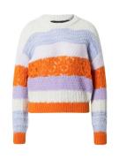 VERO MODA Pullover 'New Boho'  blå / lilla / orange / hvid