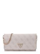 GUESS Skuldertaske 'NOELLE'  beige / naturhvid