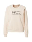 MEXX Sweatshirt  lysebeige / sort