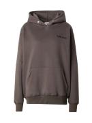 Sixth June Sweatshirt 'THE FEAR'  taupe / sort