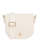 TOMMY HILFIGER Skuldertaske  creme / guld / hvid