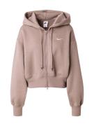 Nike Sportswear Sweatjakke 'PHNX FLC'  brokade / hvid