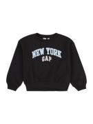 GAP Sweatshirt 'V-CITY'  lyseblå / sort / hvid