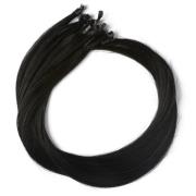 Rapunzel of Sweden Nail Hair Premium Straight 50 cm 1.0 Black