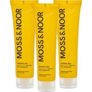 Moss & Noor After Workout Shower Gel Clean Eucalyptus 3 Pack
