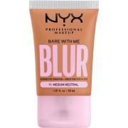 NYX PROFESSIONAL MAKEUP Bare With Me Blur Tint Foundation 11 Medi