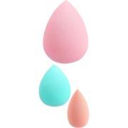 ilu Makeup Sponges Mini Medium Large 3 stk