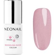 NEONAIL UV Gel Polish Modeling Base Calcium Luminous Pink