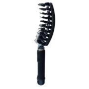 Yuaia Haircare Curved Paddel Brush  Black