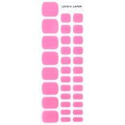 Love'n Layer   Solid Toe  Poppy Pink