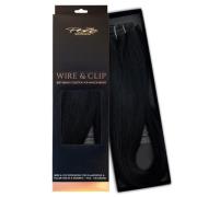 Poze Hairextensions Poze Standard Äkta Löshår Flip & Go 50cm Midn