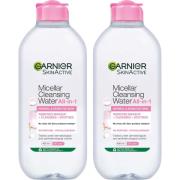 Garnier SkinActive Micellar Cleansing Water Duo 2x400 ml