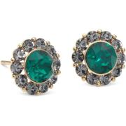 Lily and Rose Miss Sofia earrings   Emerald / Black diamond