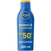 NIVEA SUN Protect & Moisture Sun Lotion SPF 50+ 200 ml