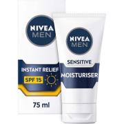 NIVEA MEN Sensitive Face Cream SPF 15 75 ml